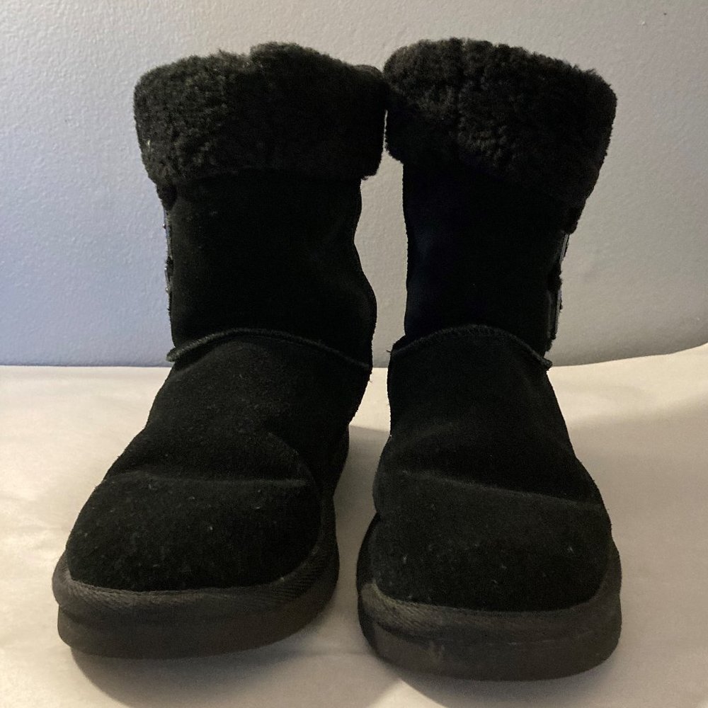 Kookaburra by Uggs Black Suede Boots with Buckles